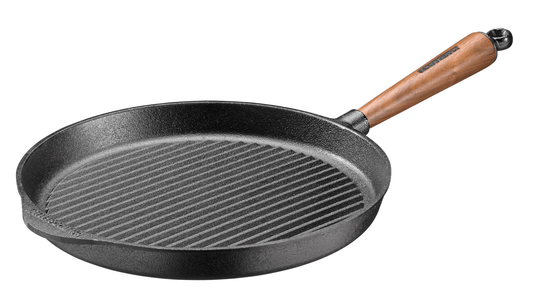 Grill Pan with Walnut Handle - 11"
