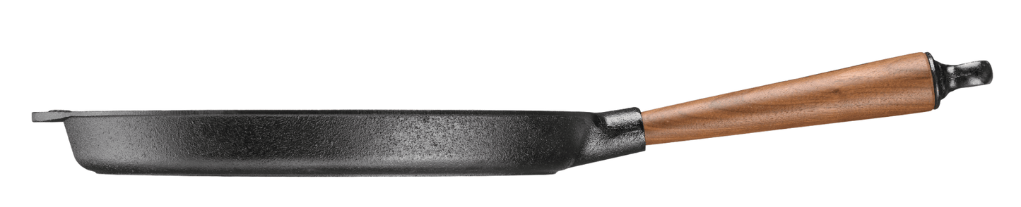 Grill Pan with Walnut Handle - 11"