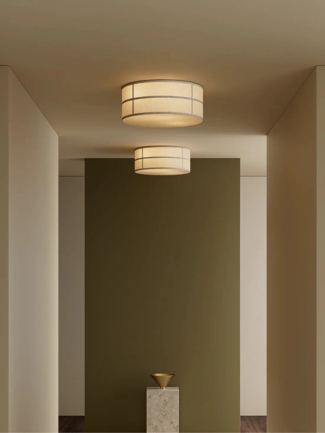 Hashira Ceiling Lamp - Raw