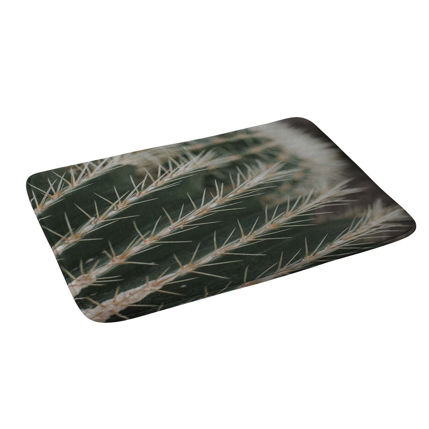 Hello Twiggs Green Cactus Memory Foam Bath Mat