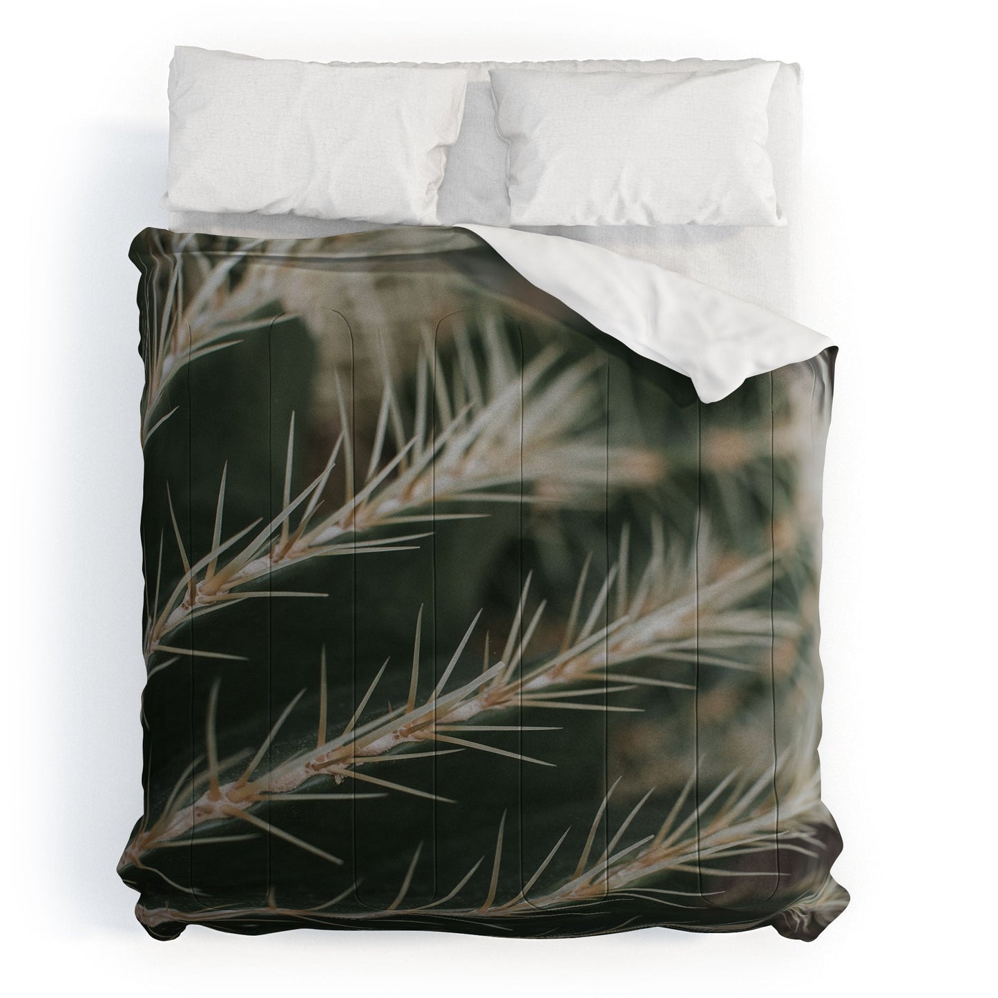 Hello Twiggs Green Cactus Comforter
