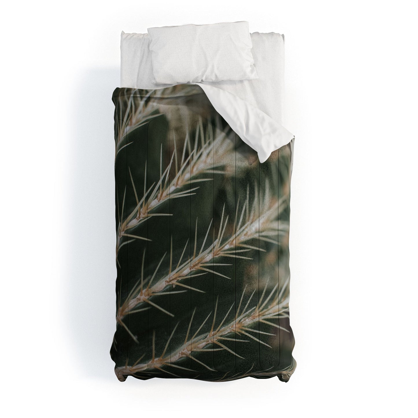 Hello Twiggs Green Cactus Comforter