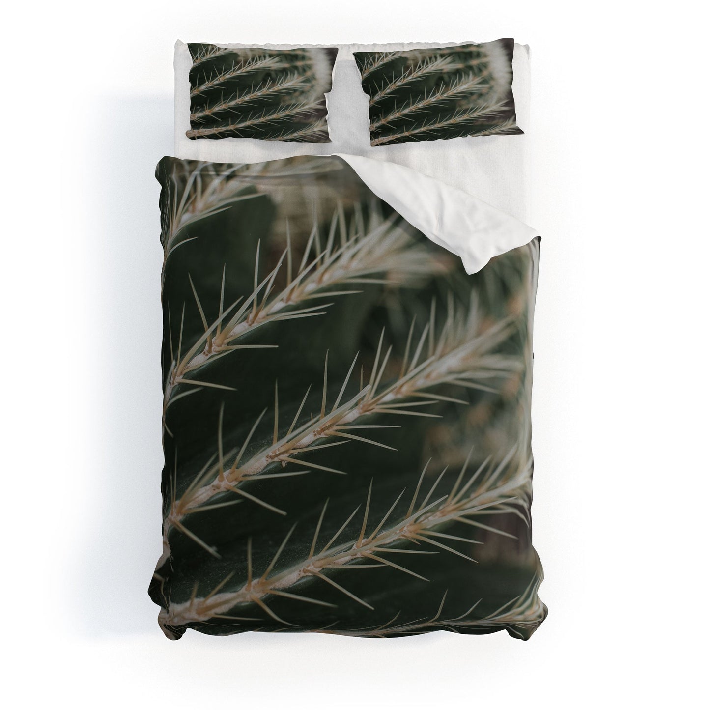 Hello Twiggs Green Cactus Duvet Cover