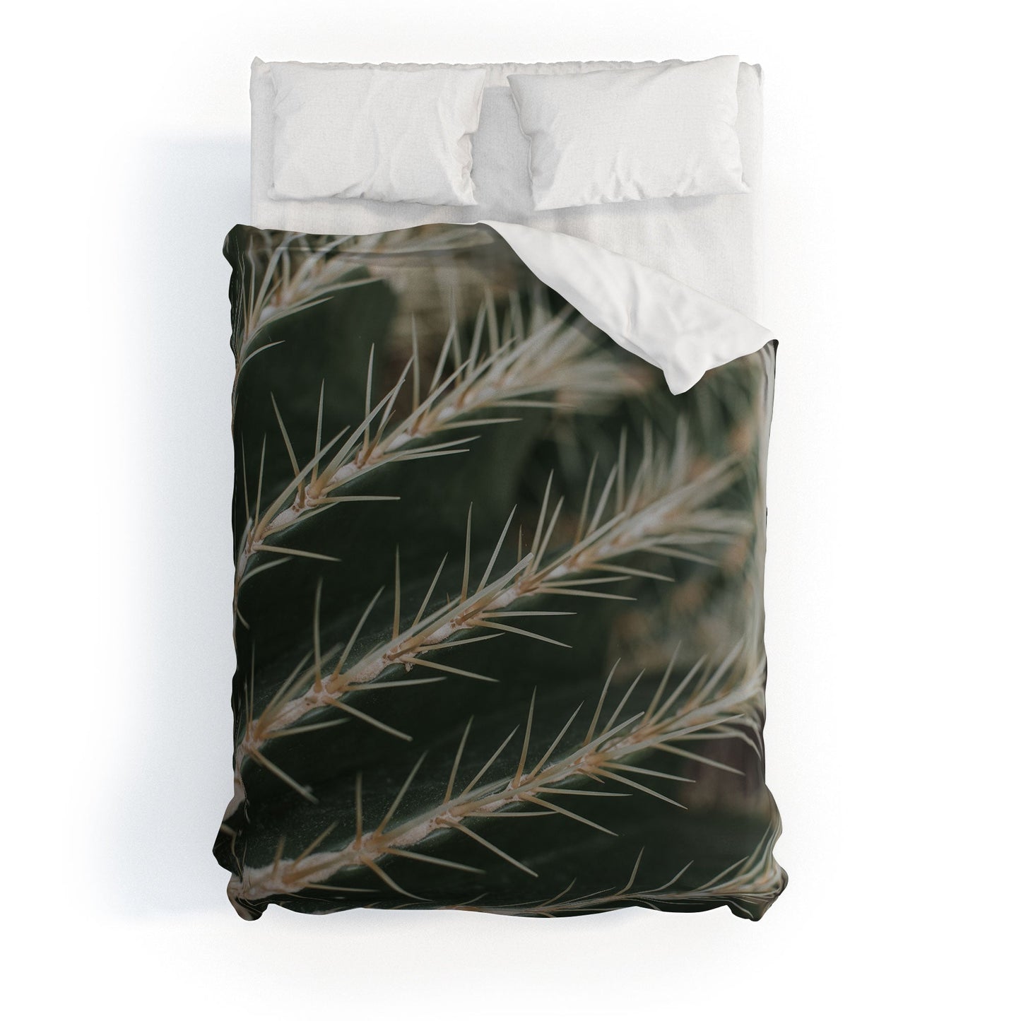 Hello Twiggs Green Cactus Duvet Cover
