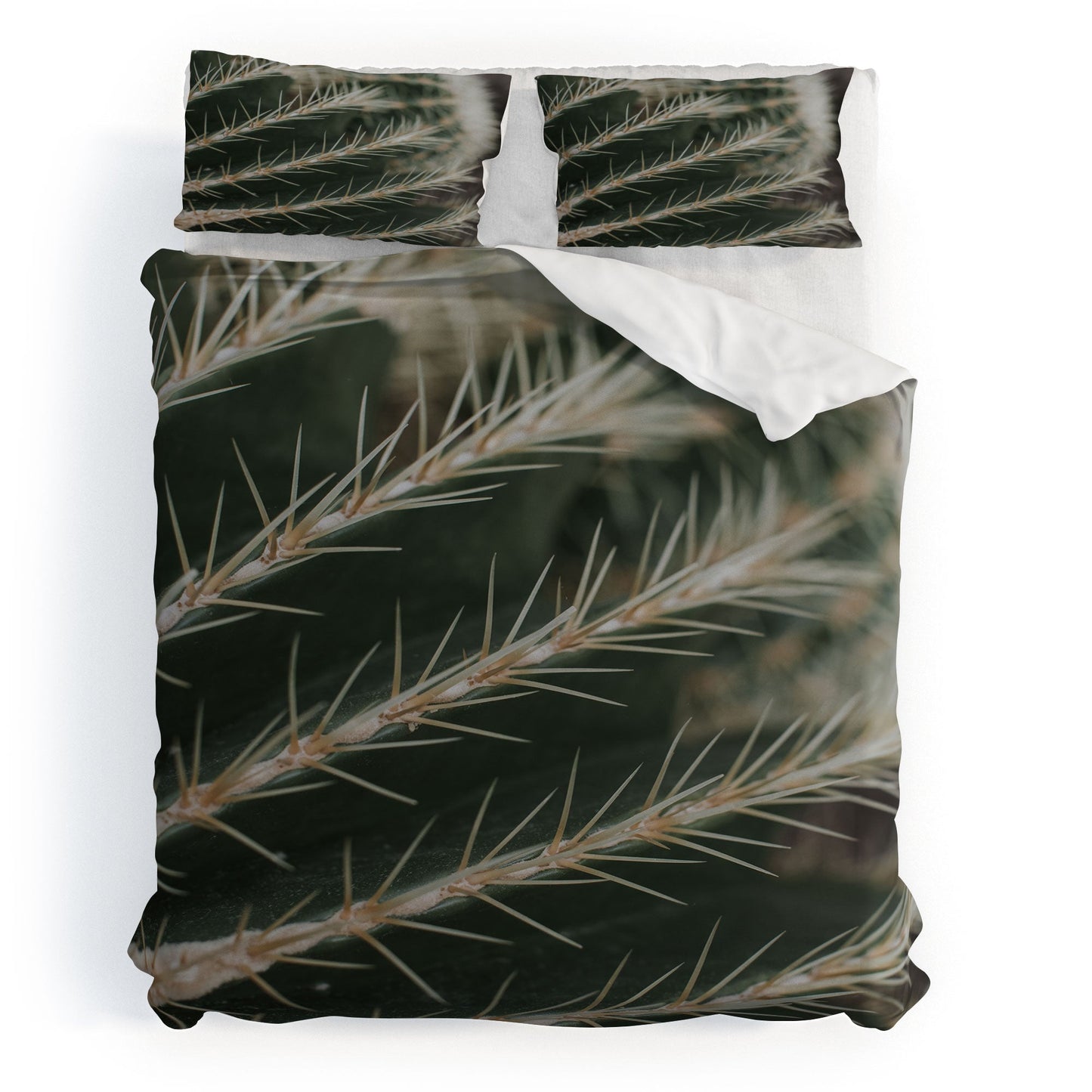 Hello Twiggs Green Cactus Duvet Cover