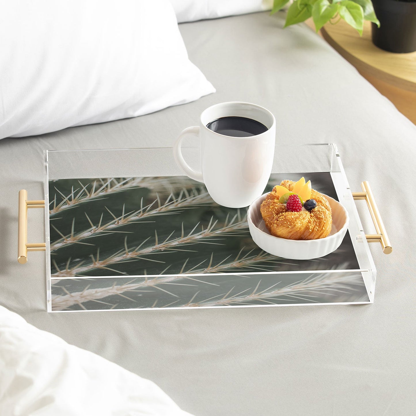 Hello Twiggs Green Cactus Acrylic Tray