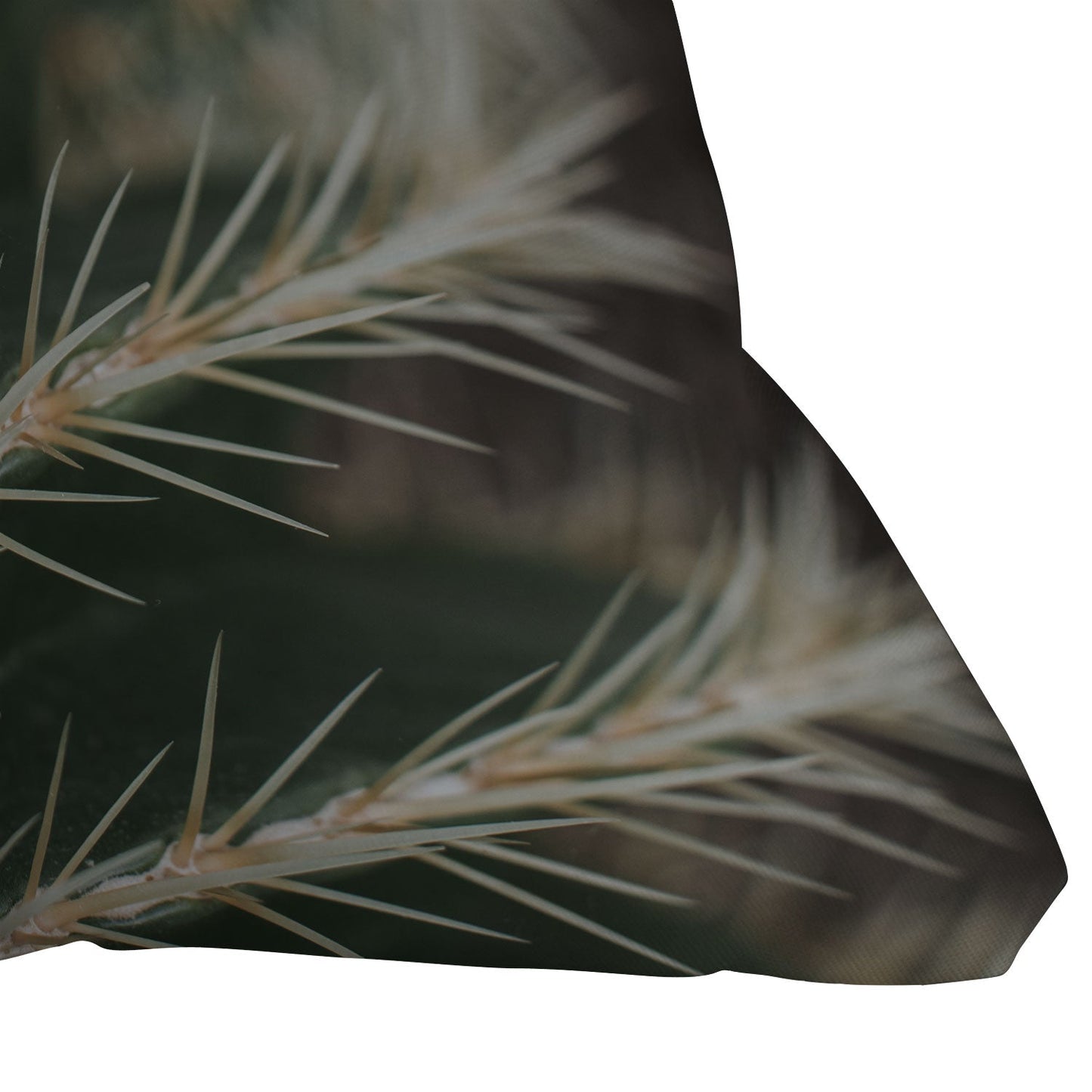 Hello Twiggs Green Cactus Throw Pillow