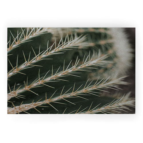 Hello Twiggs Green Cactus Welcome Mat