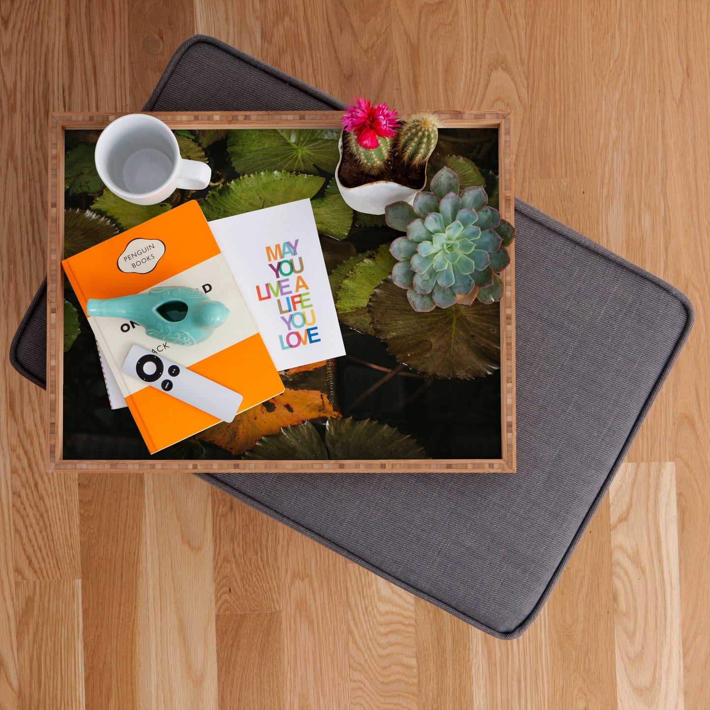 Hello Twiggs Lily Pads Rectangular Tray