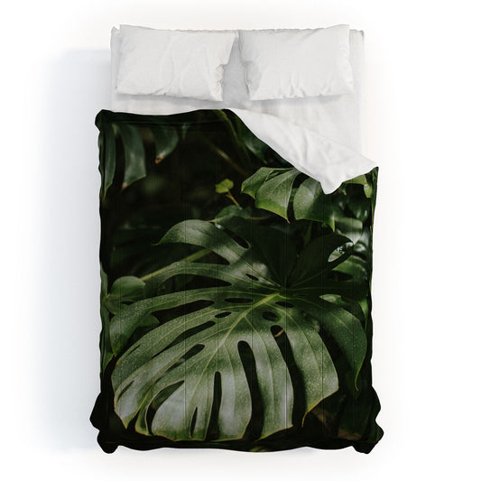 Hello Twiggs Monstera Leaves Comforter