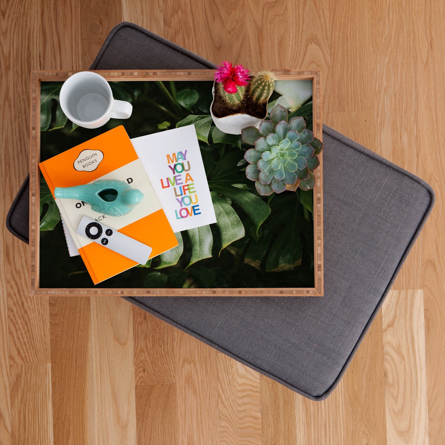 Hello Twiggs Monstera Leaves Rectangular Tray