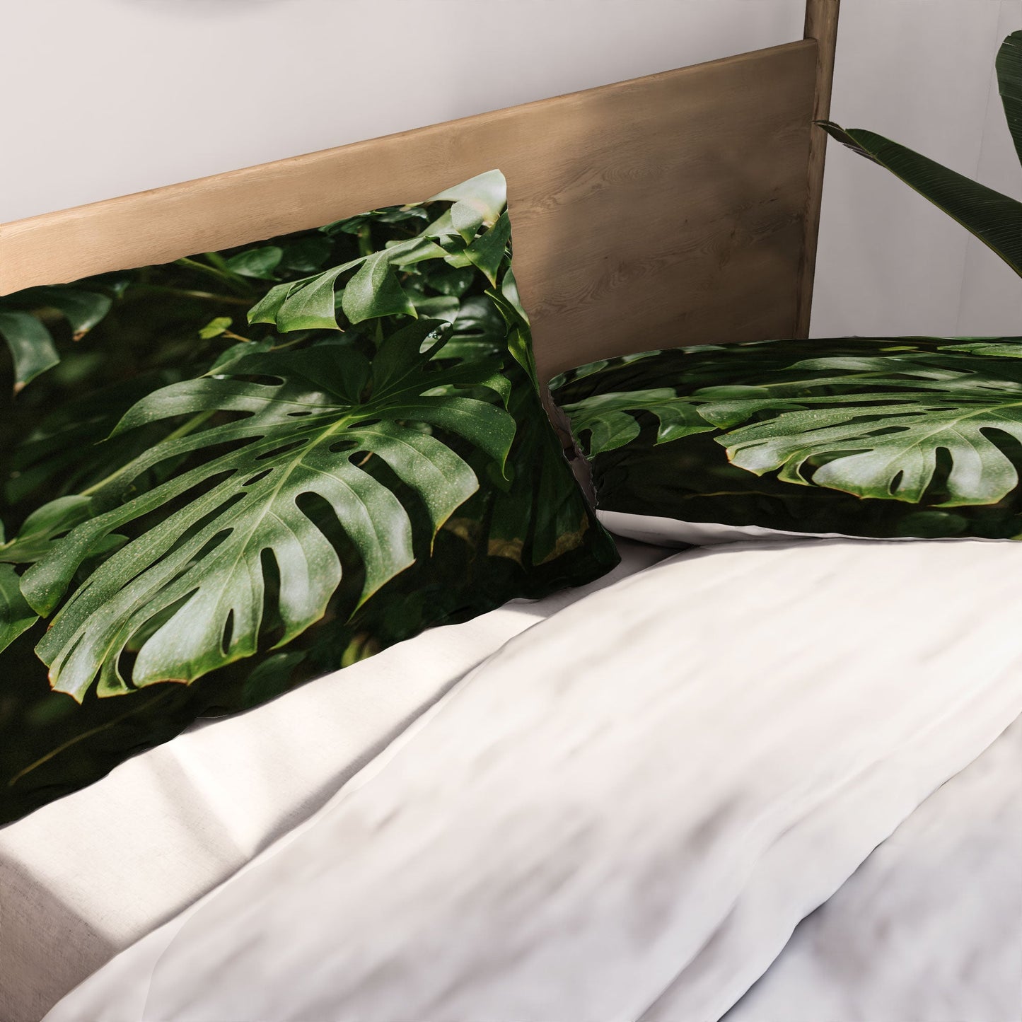Hello Twiggs Monstera Leaves Pillow Shams