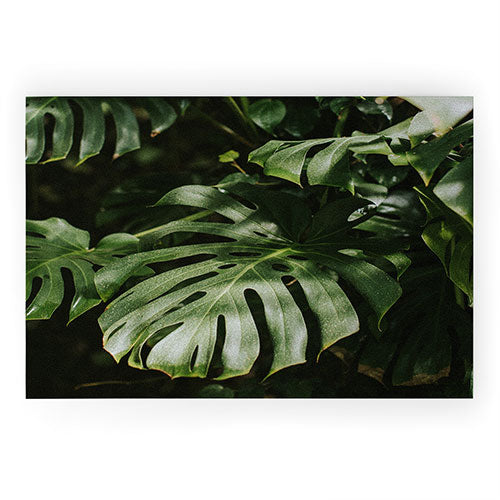 Hello Twiggs Monstera Leaves Welcome Mat