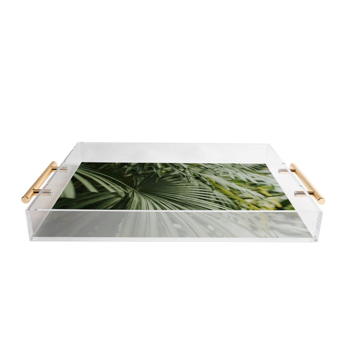 Hello Twiggs Tropical Green Palm Acrylic Tray