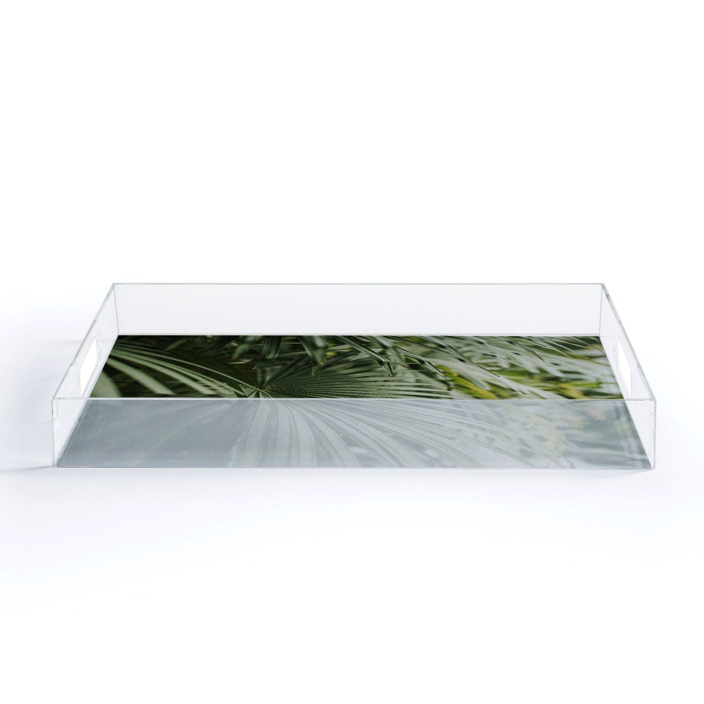Hello Twiggs Tropical Green Palm Acrylic Tray