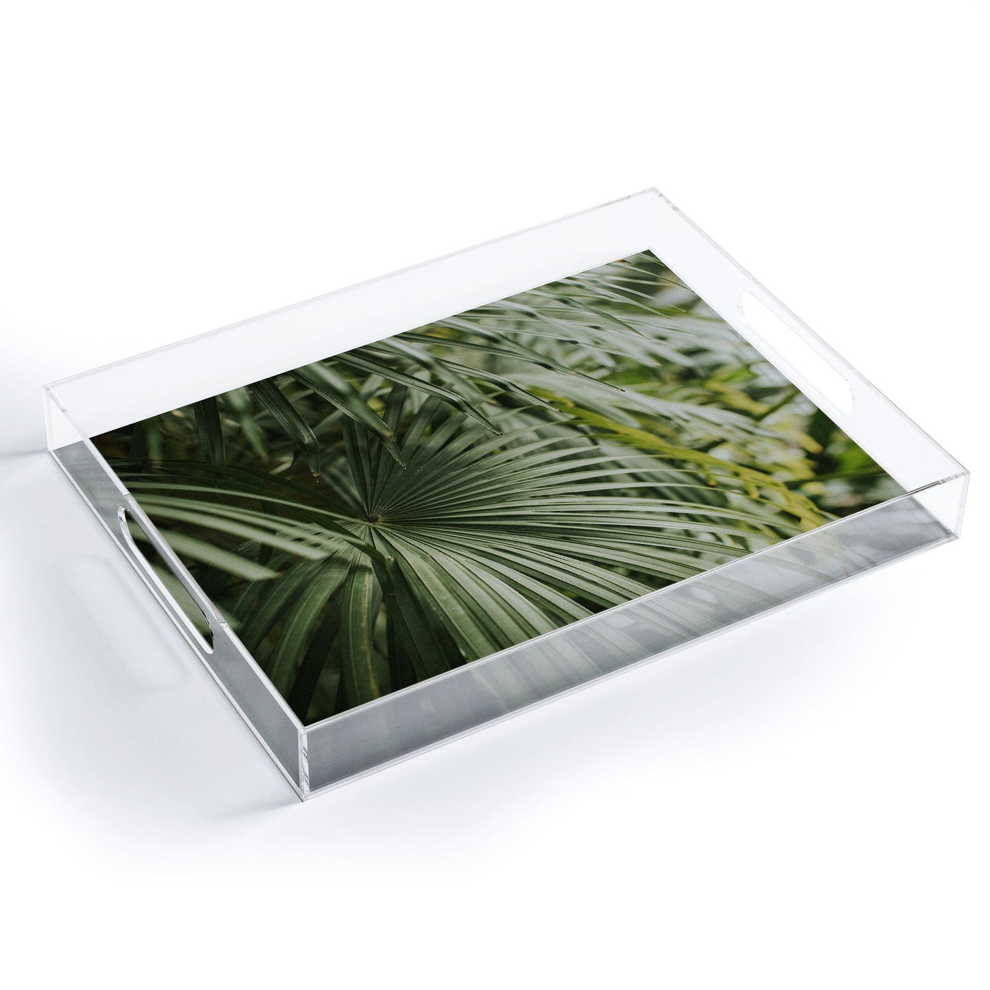 Hello Twiggs Tropical Green Palm Acrylic Tray