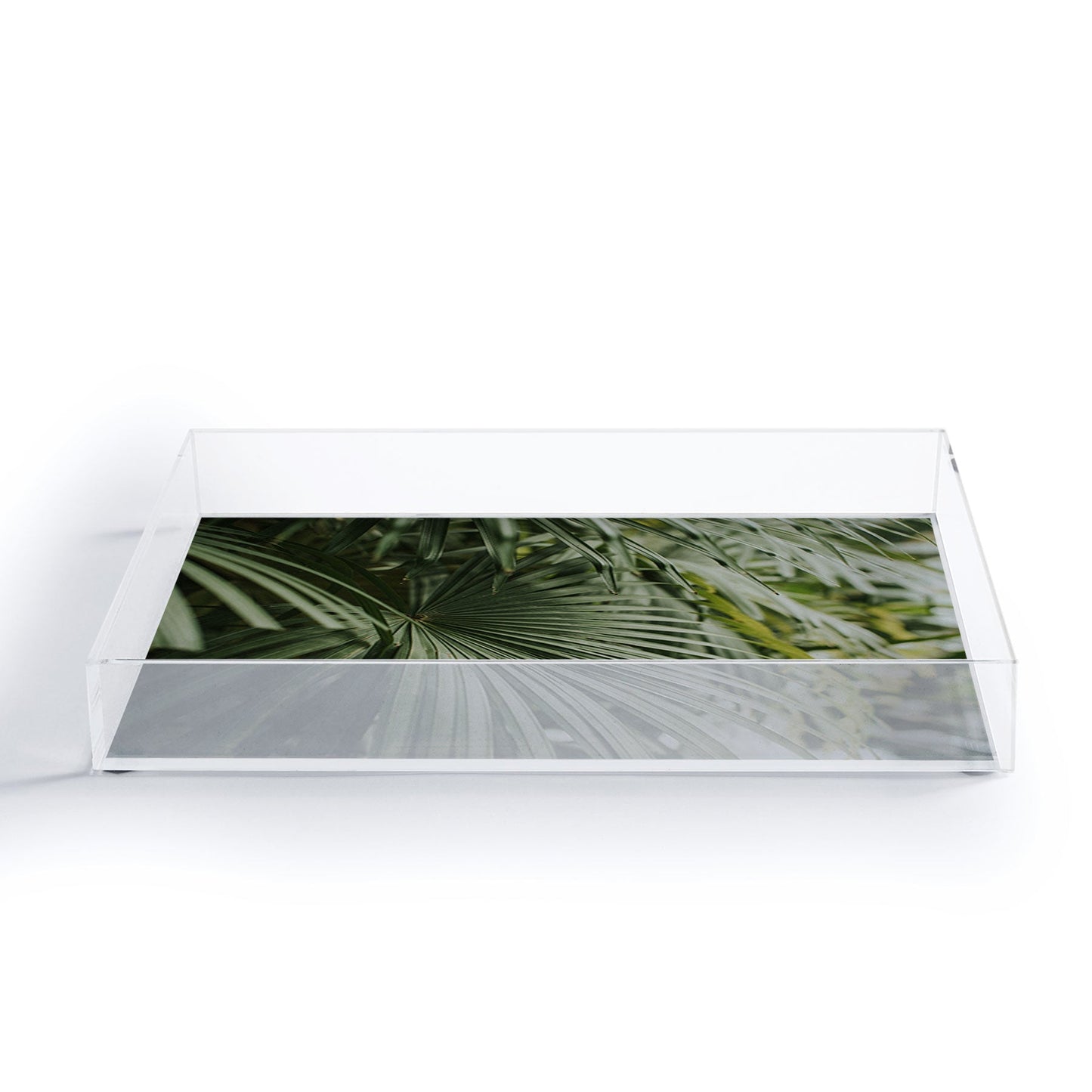 Hello Twiggs Tropical Green Palm Acrylic Tray