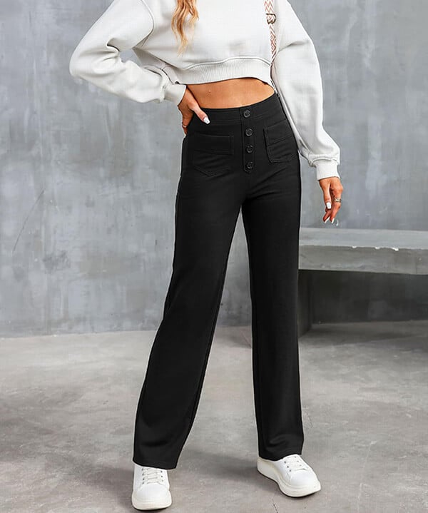 Lotte - Comfortabele Elastische Casual Broek