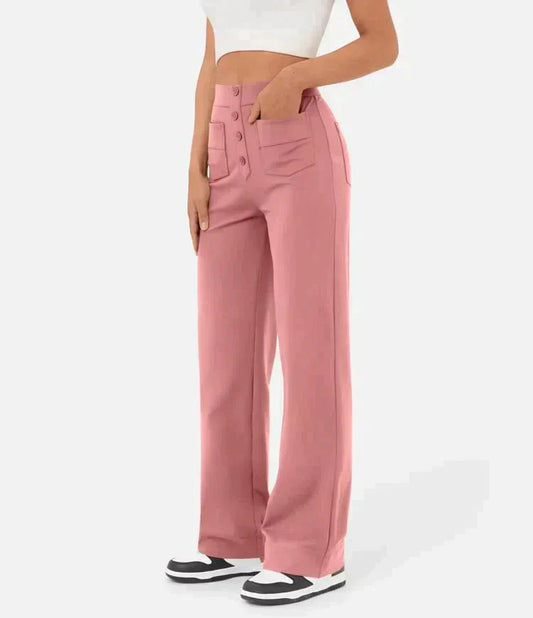 Jael - Casual Broek met Hoge Taille