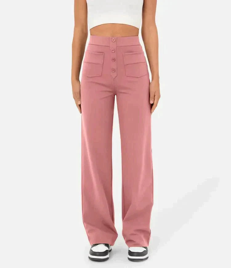 Jael - Casual Broek met Hoge Taille