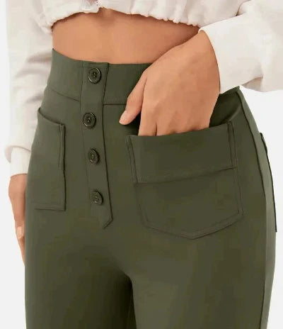 Jael - Casual Broek met Hoge Taille
