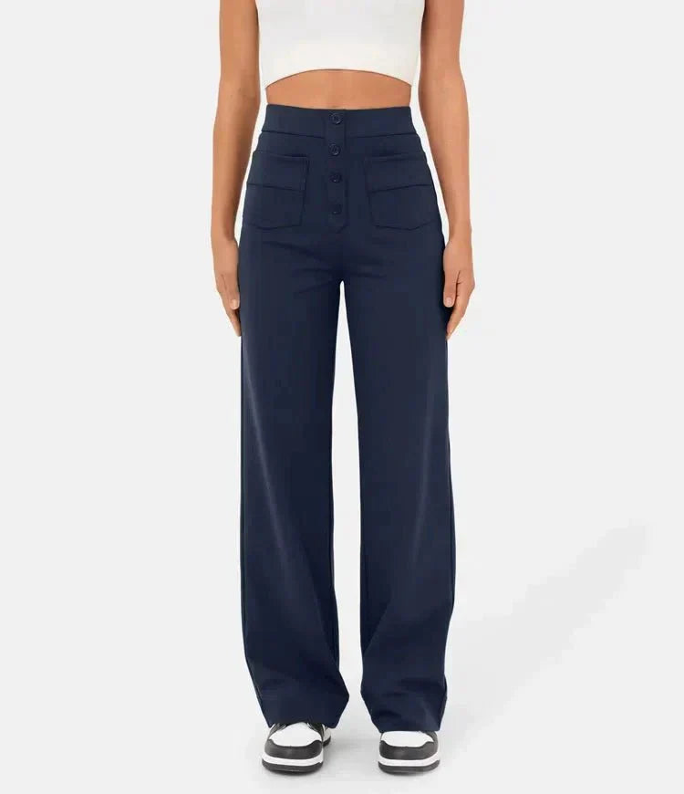 Jael - Casual Broek met Hoge Taille