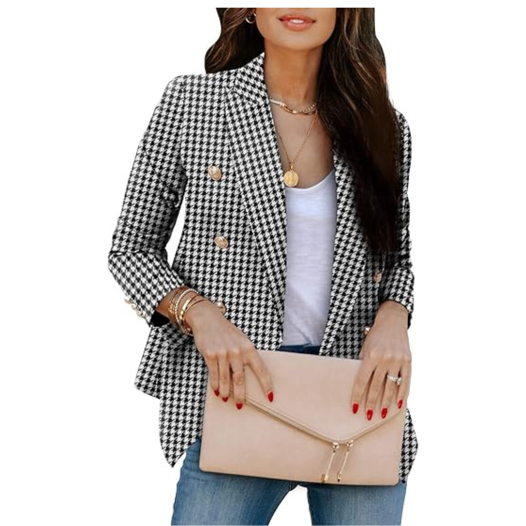 Eleadora - Elegante Geknoopte Blazer voor Vrouwen