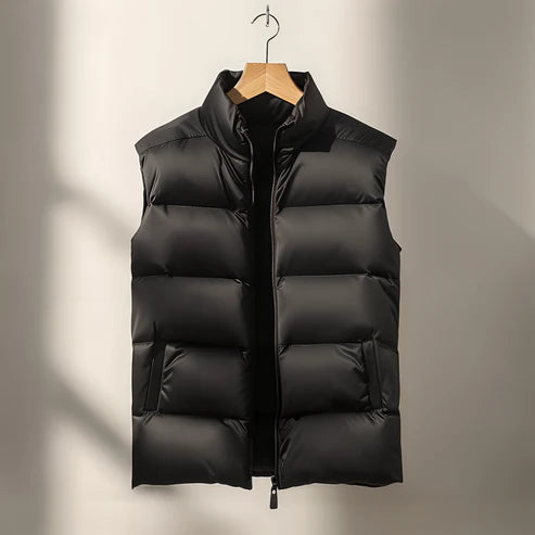 Stijlvolle Heren Gewatteerde Bodywarmer