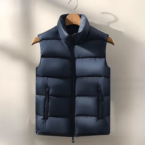 Stijlvolle Heren Gewatteerde Bodywarmer