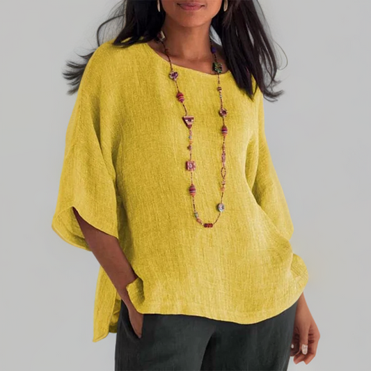 Argilia - Casual Crew Hals Los T-shirt