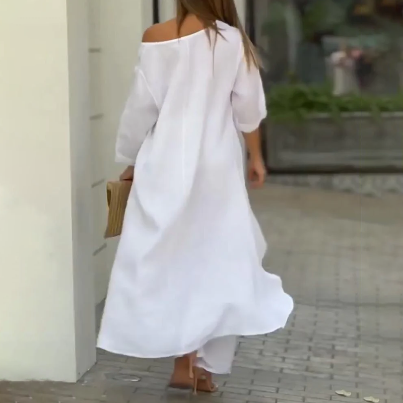 Ylva - Knus Oversized Shirt Set voor Vrouwen