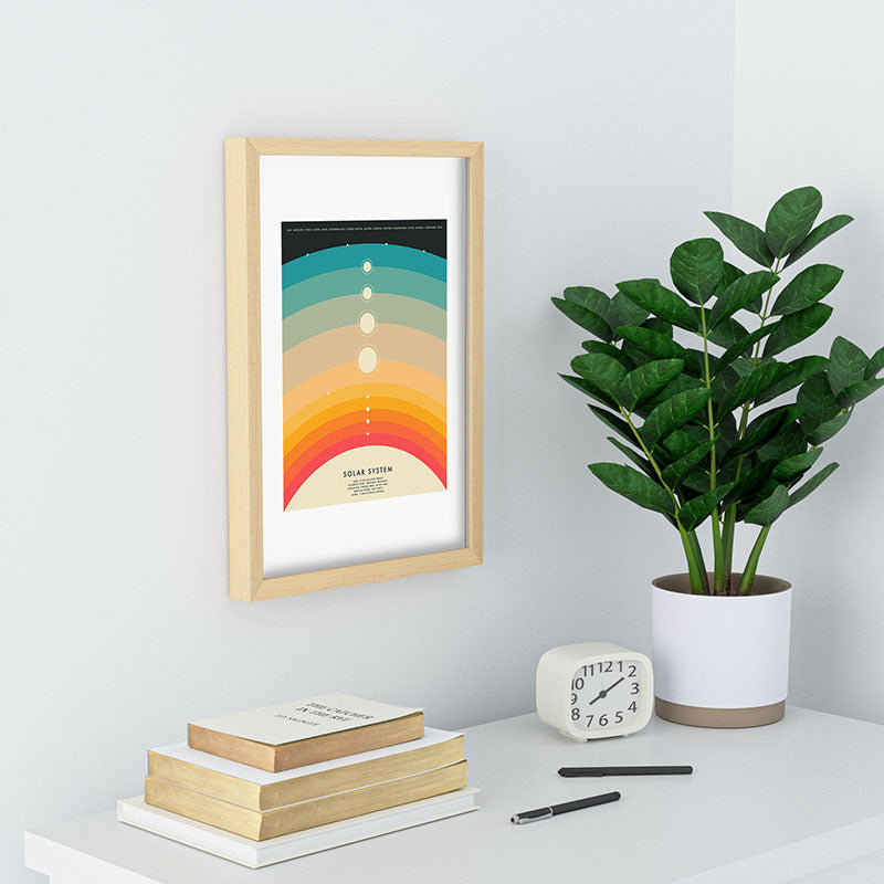 Jazzberry Blue THE SOLAR SYSTEM Recessed Framing Rectangle