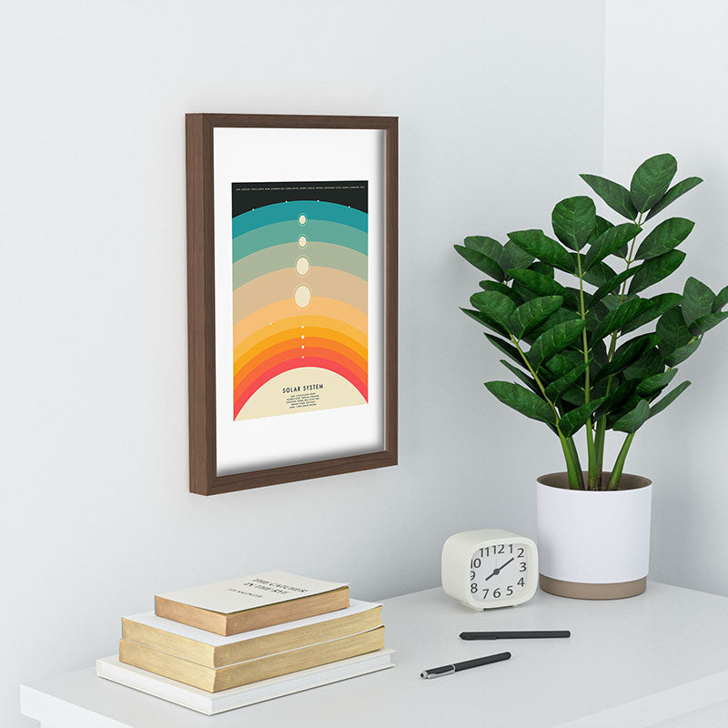 Jazzberry Blue THE SOLAR SYSTEM Recessed Framing Rectangle