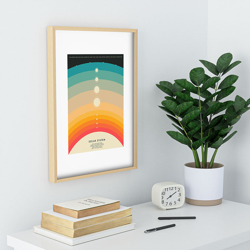 Jazzberry Blue THE SOLAR SYSTEM Recessed Framing Rectangle