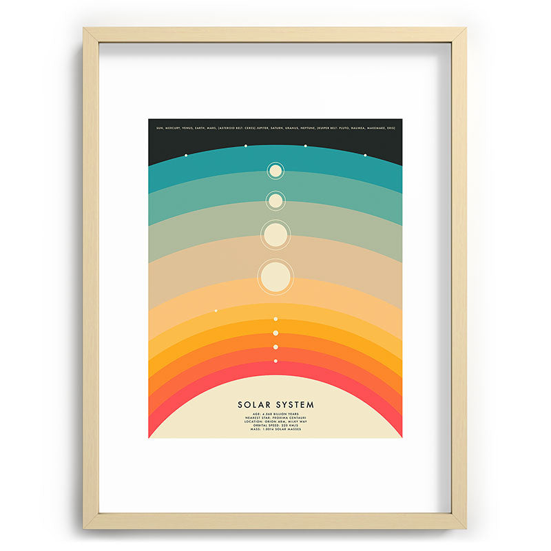 Jazzberry Blue THE SOLAR SYSTEM Recessed Framing Rectangle
