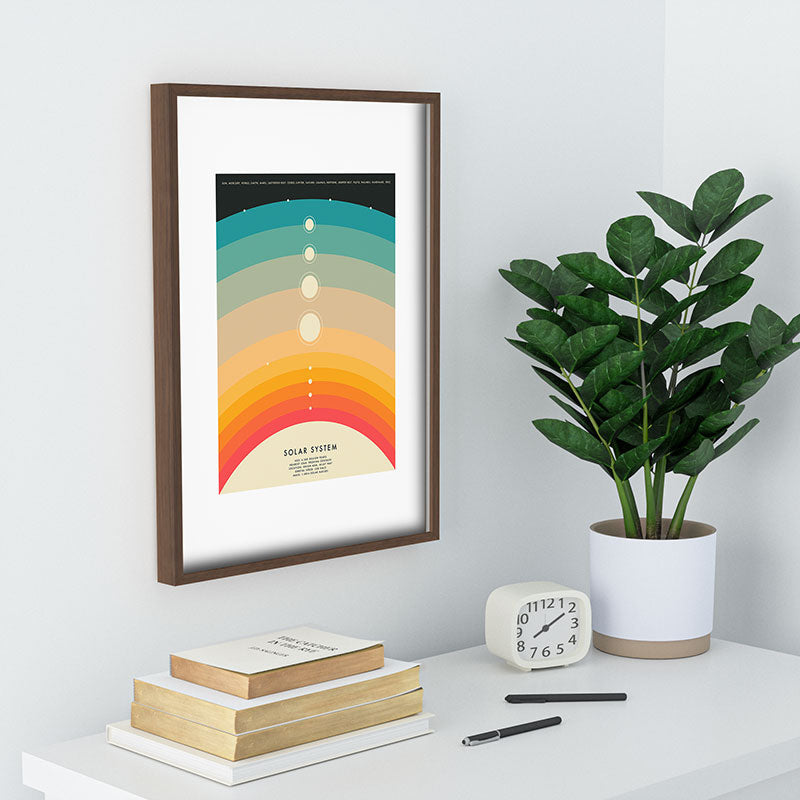 Jazzberry Blue THE SOLAR SYSTEM Recessed Framing Rectangle