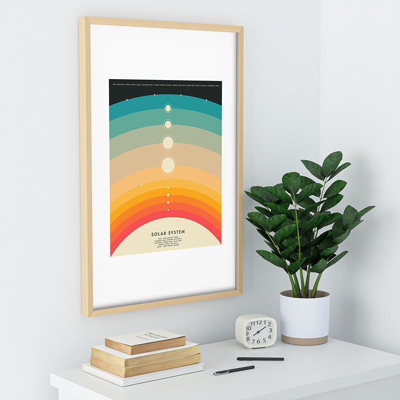 Jazzberry Blue THE SOLAR SYSTEM Recessed Framing Rectangle