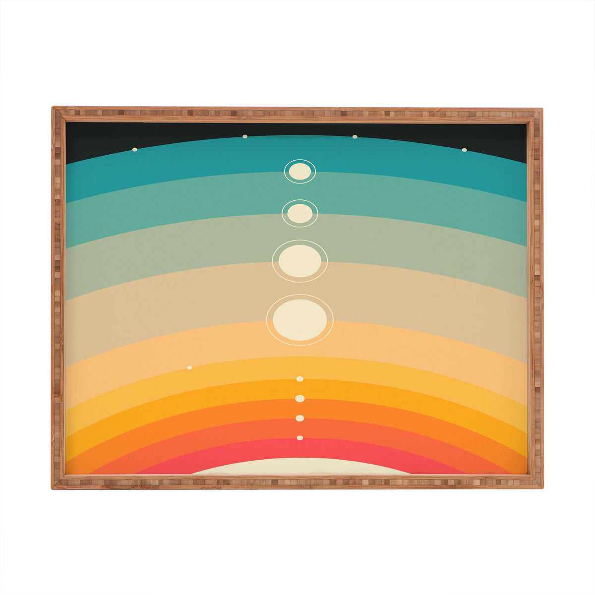 Jazzberry Blue THE SOLAR SYSTEM Rectangular Tray