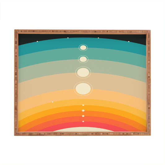 Jazzberry Blue THE SOLAR SYSTEM Rectangular Tray