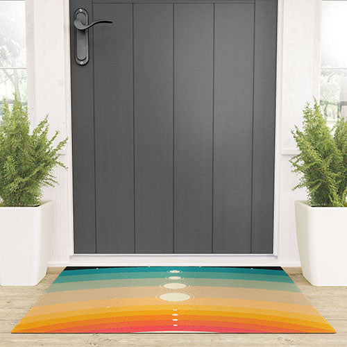 Jazzberry Blue THE SOLAR SYSTEM Welcome Mat
