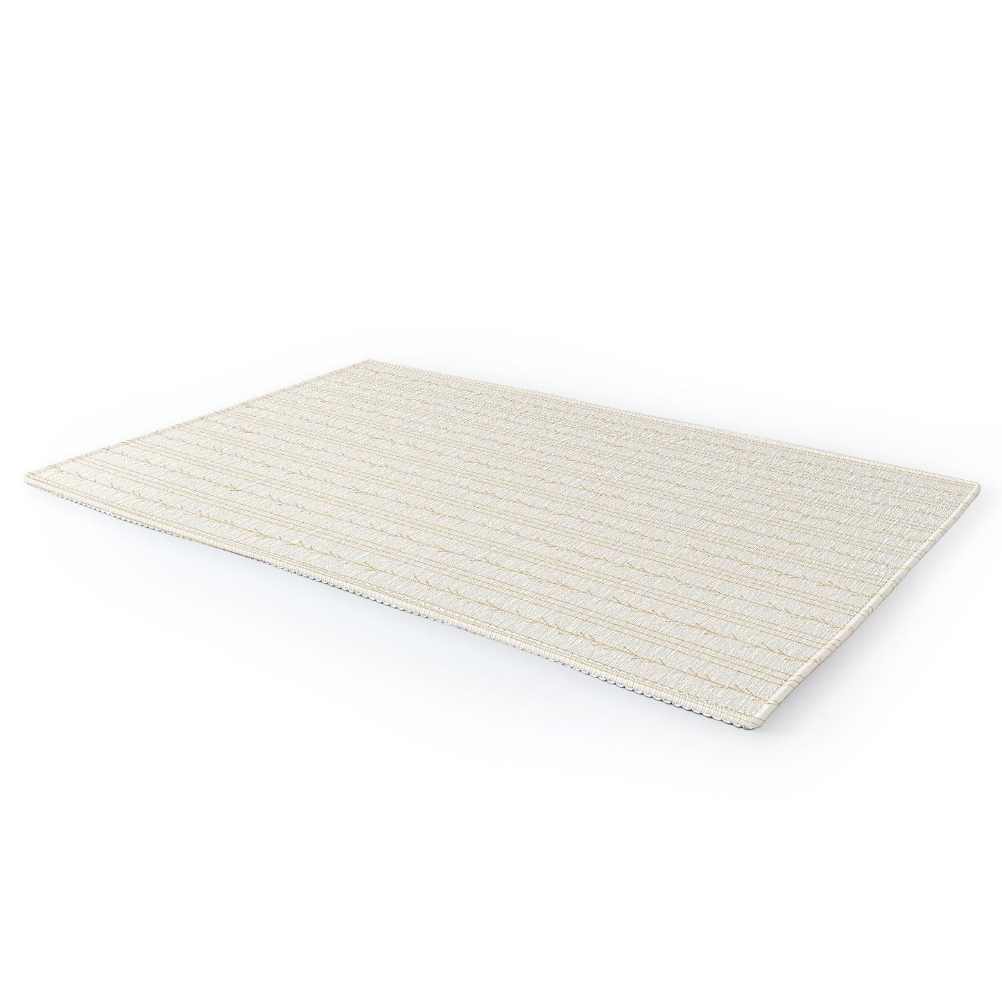 Little Arrow Design Co branch stripes cream Area Rug