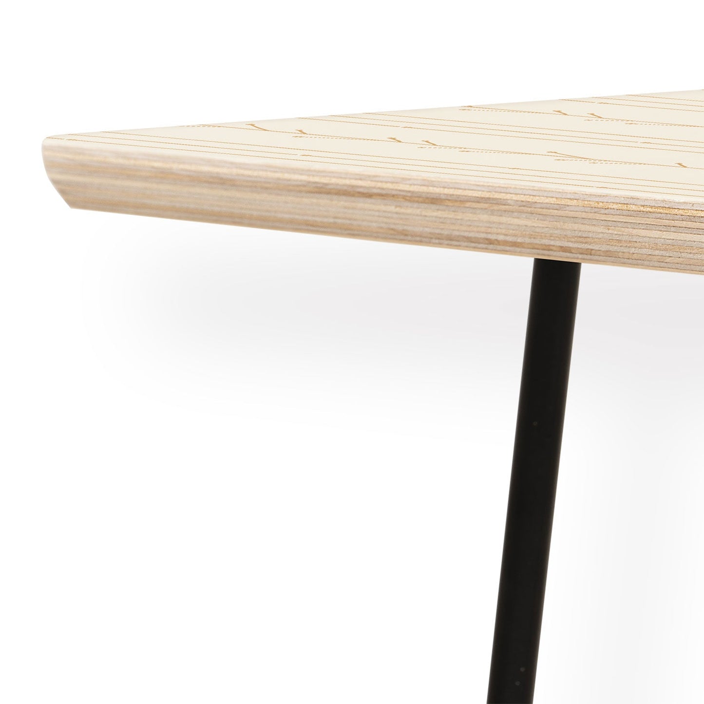 Little Arrow Design Co branch stripes cream Coffee Table