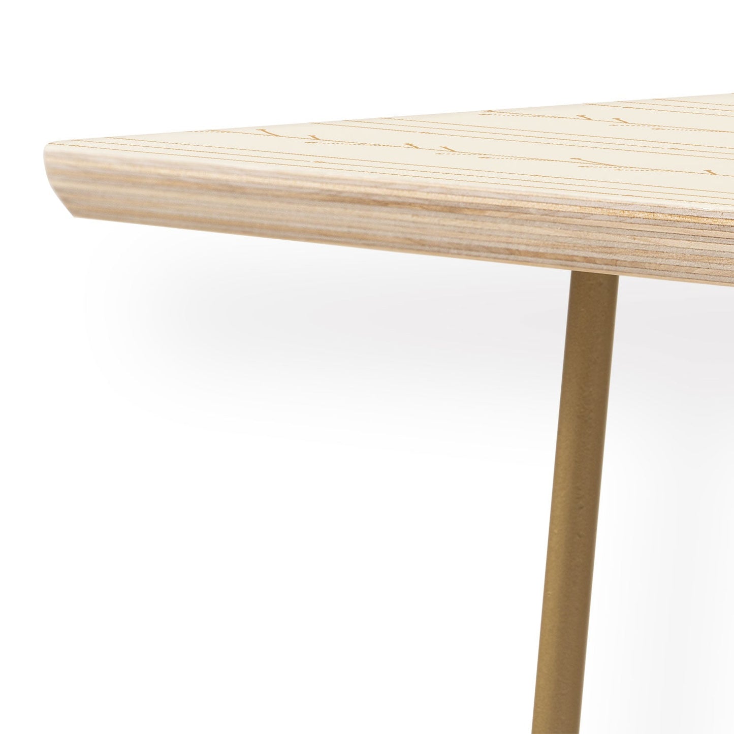 Little Arrow Design Co branch stripes cream Coffee Table