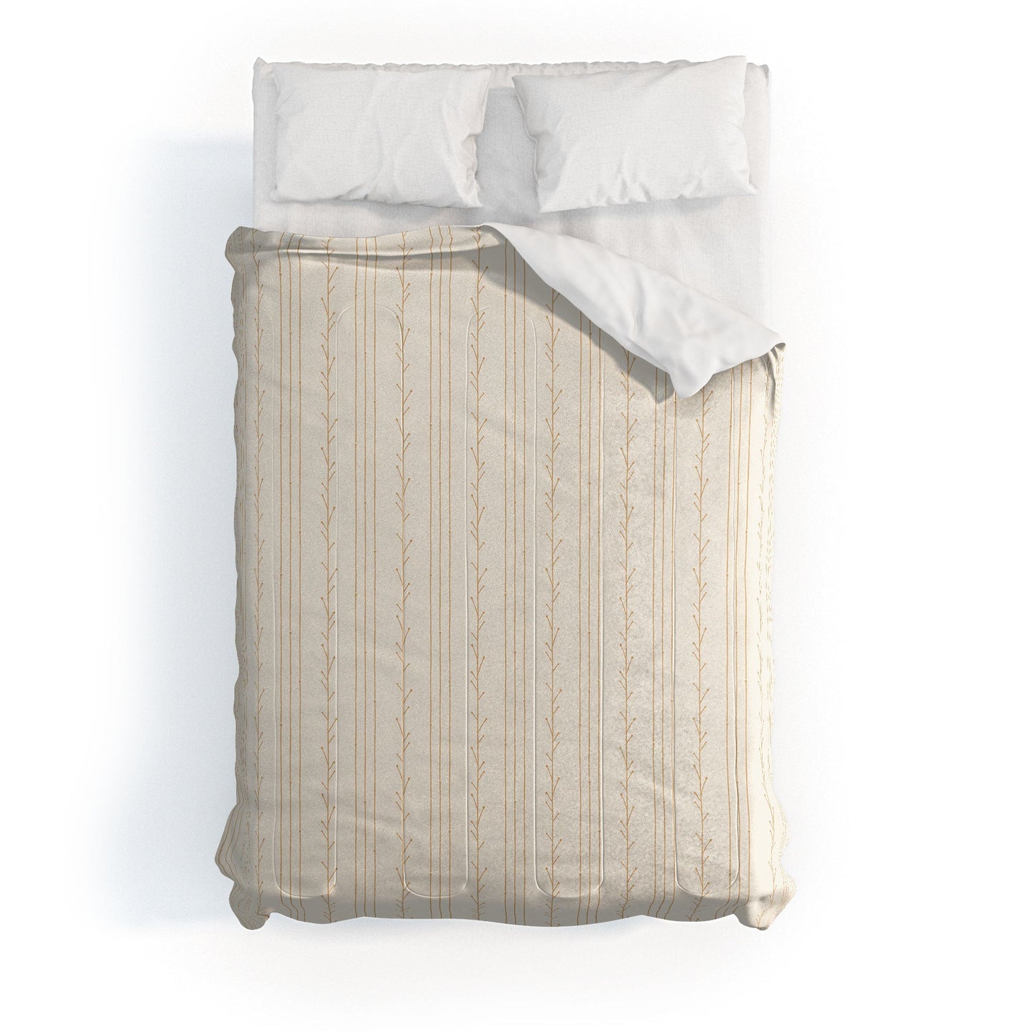 Little Arrow Design Co branch stripes cream Comforter
