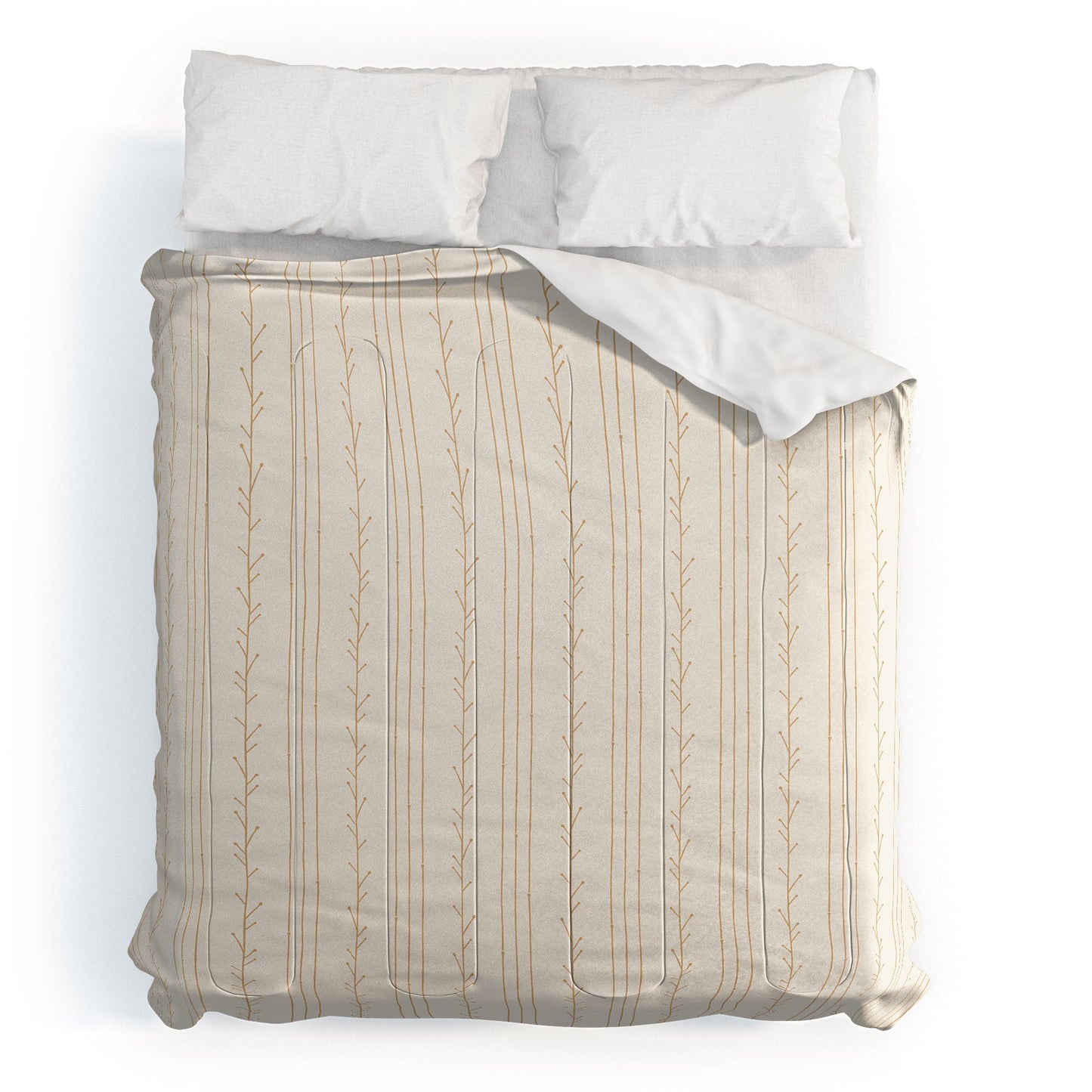 Little Arrow Design Co branch stripes cream Comforter