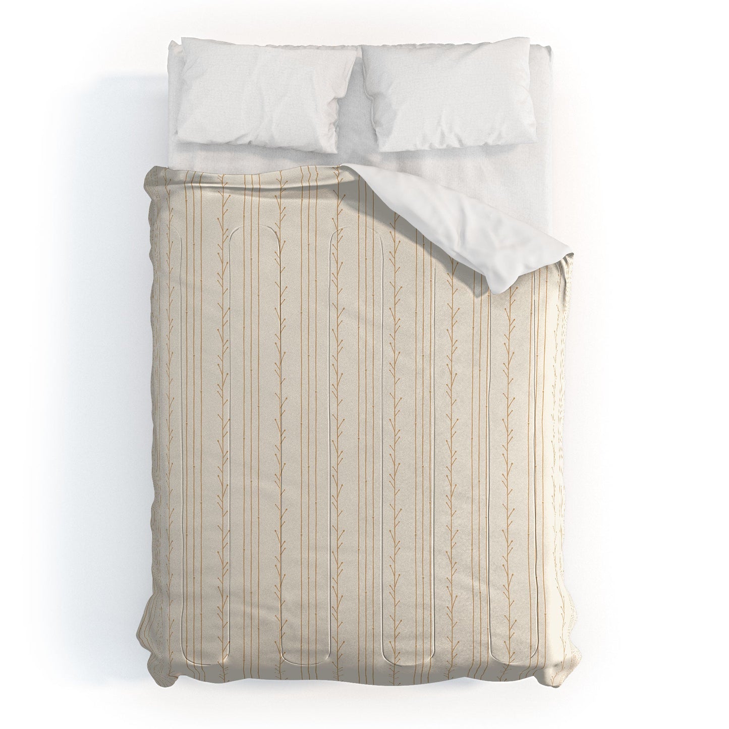 Little Arrow Design Co branch stripes cream Comforter