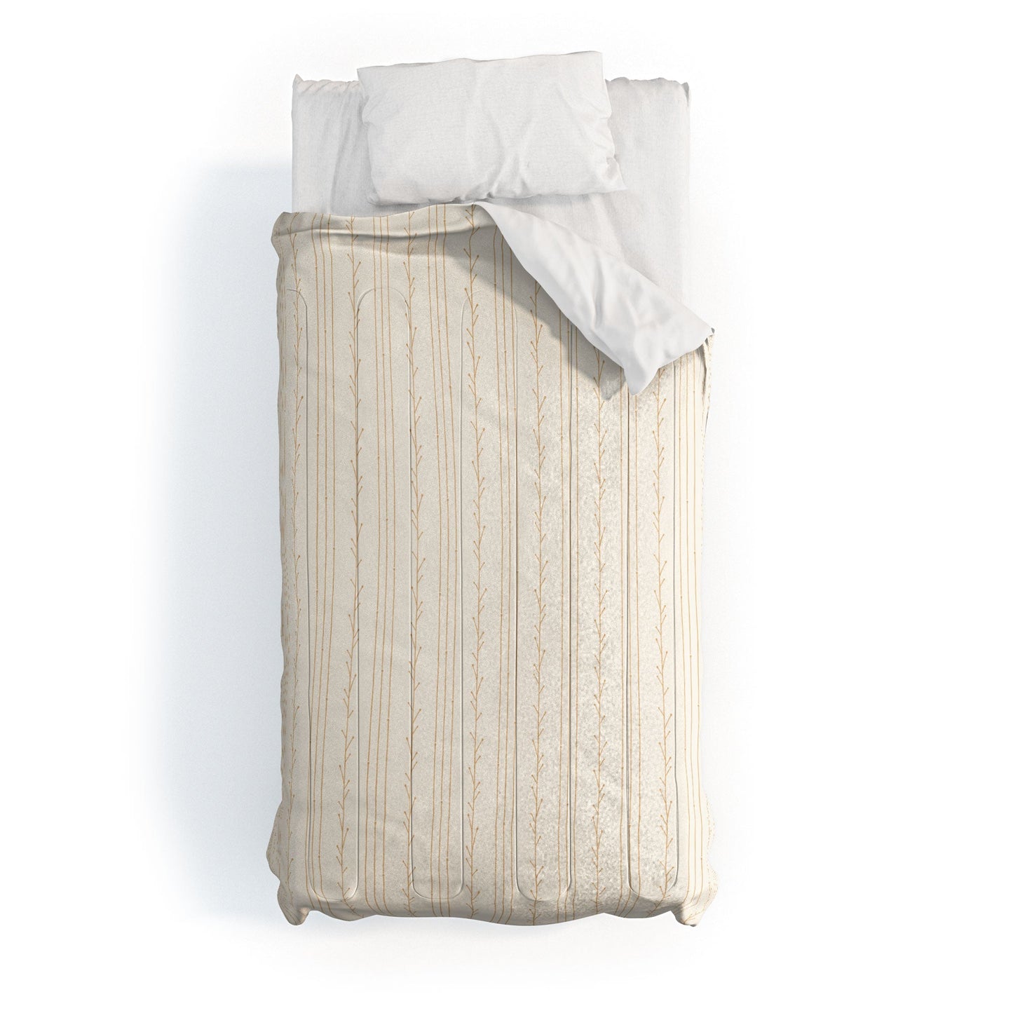 Little Arrow Design Co branch stripes cream Comforter