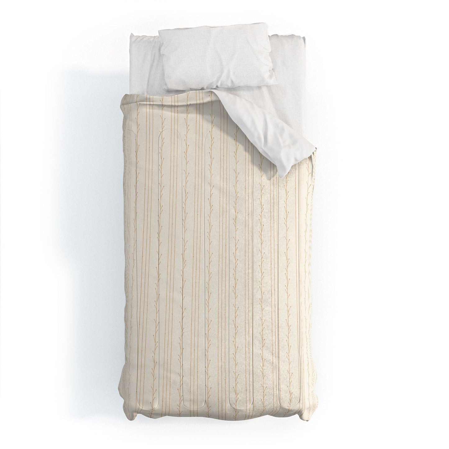 Little Arrow Design Co branch stripes cream Comforter
