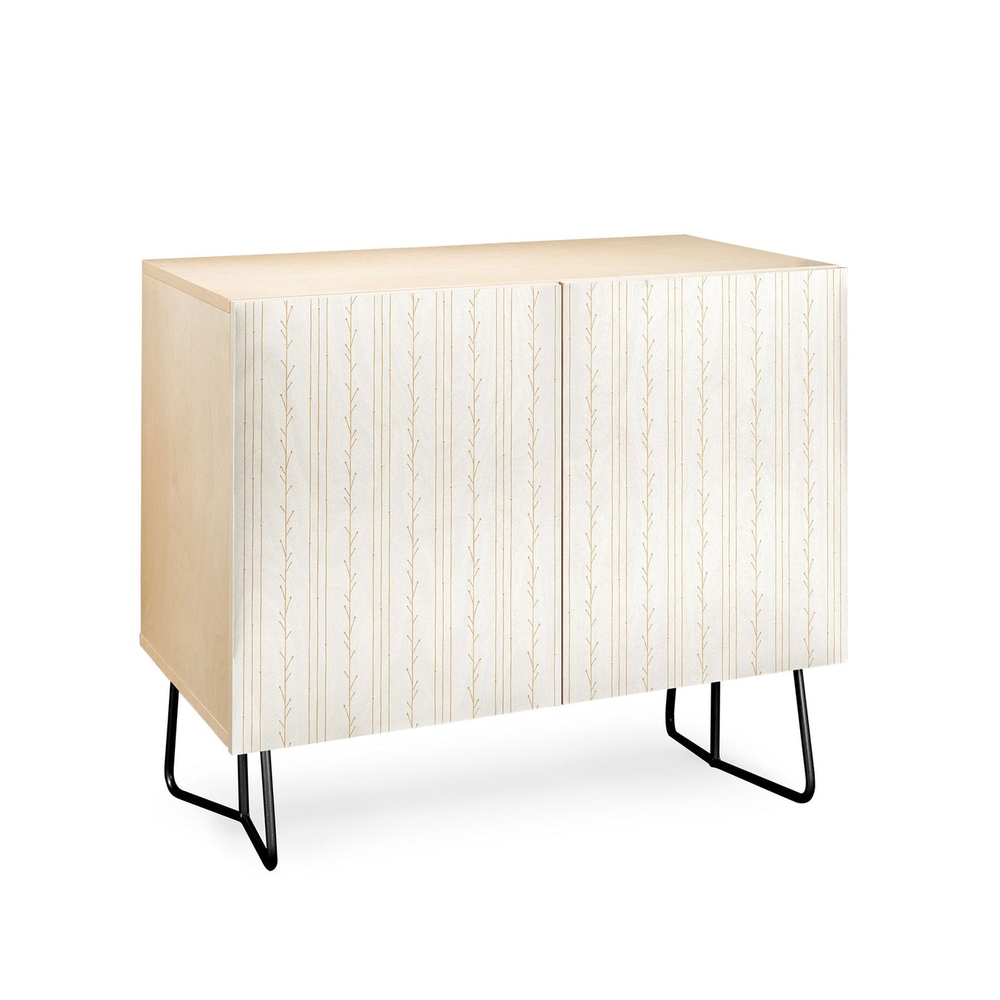 Little Arrow Design Co branch stripes cream Credenza
