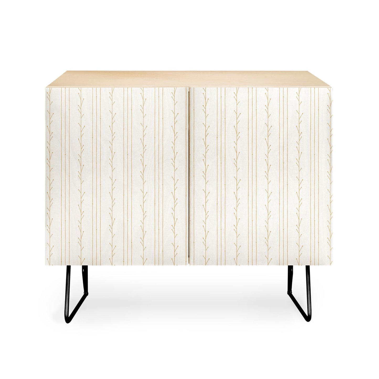 Little Arrow Design Co branch stripes cream Credenza